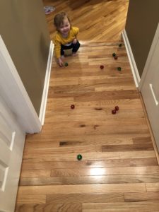 Toddler Playing wiht Jingle Bells