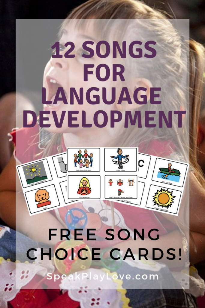 Songs for Language Development Pin