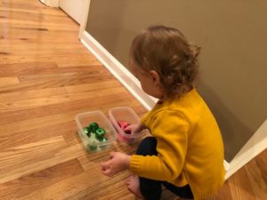 jingle bell sorting activity