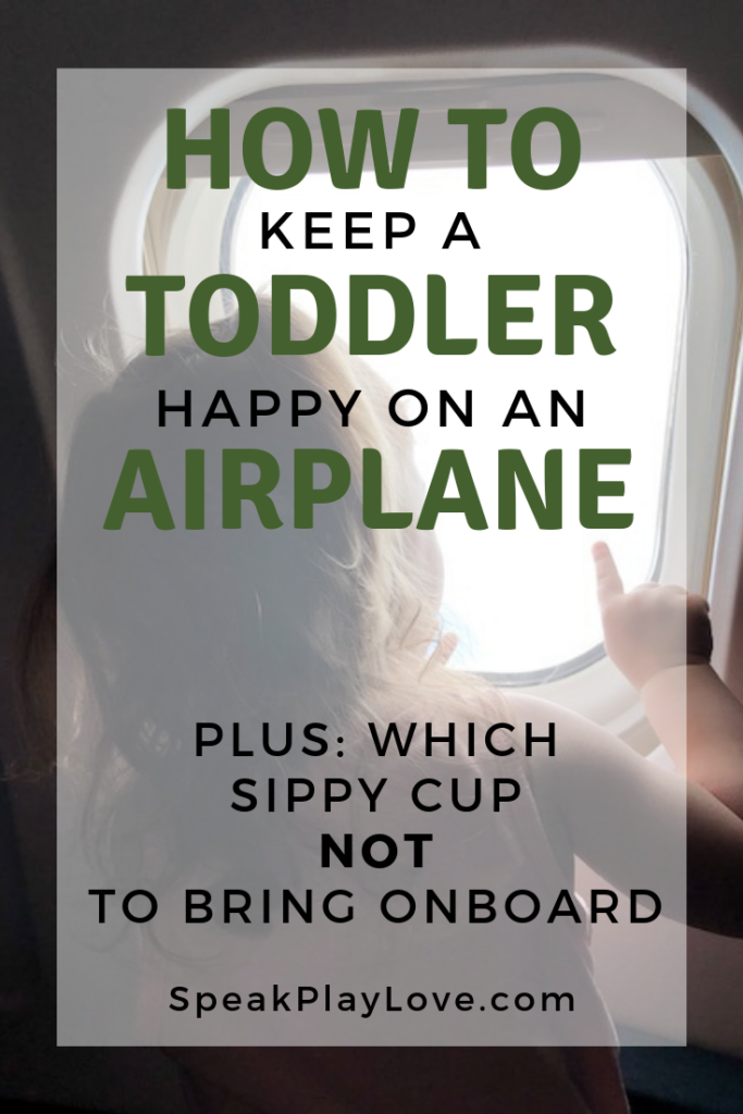 How to Entertain a 2 Year Old on a Plane + Tips for Flying with a Toddler -  Speak. Play. Love.