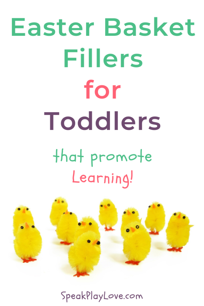 easter basket filler ideas for toddlers pin