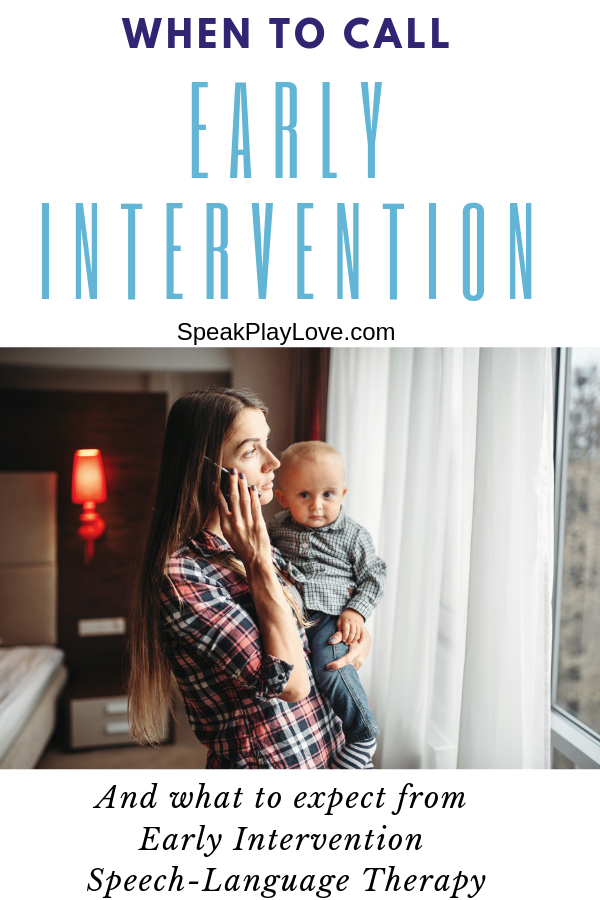 when to call early intervention pin