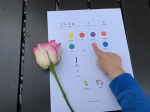 image of preschool speech therapy flower activities free