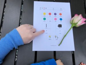 speech therapy flower activities
