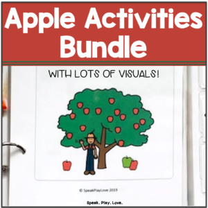 apple activities for speech therapy