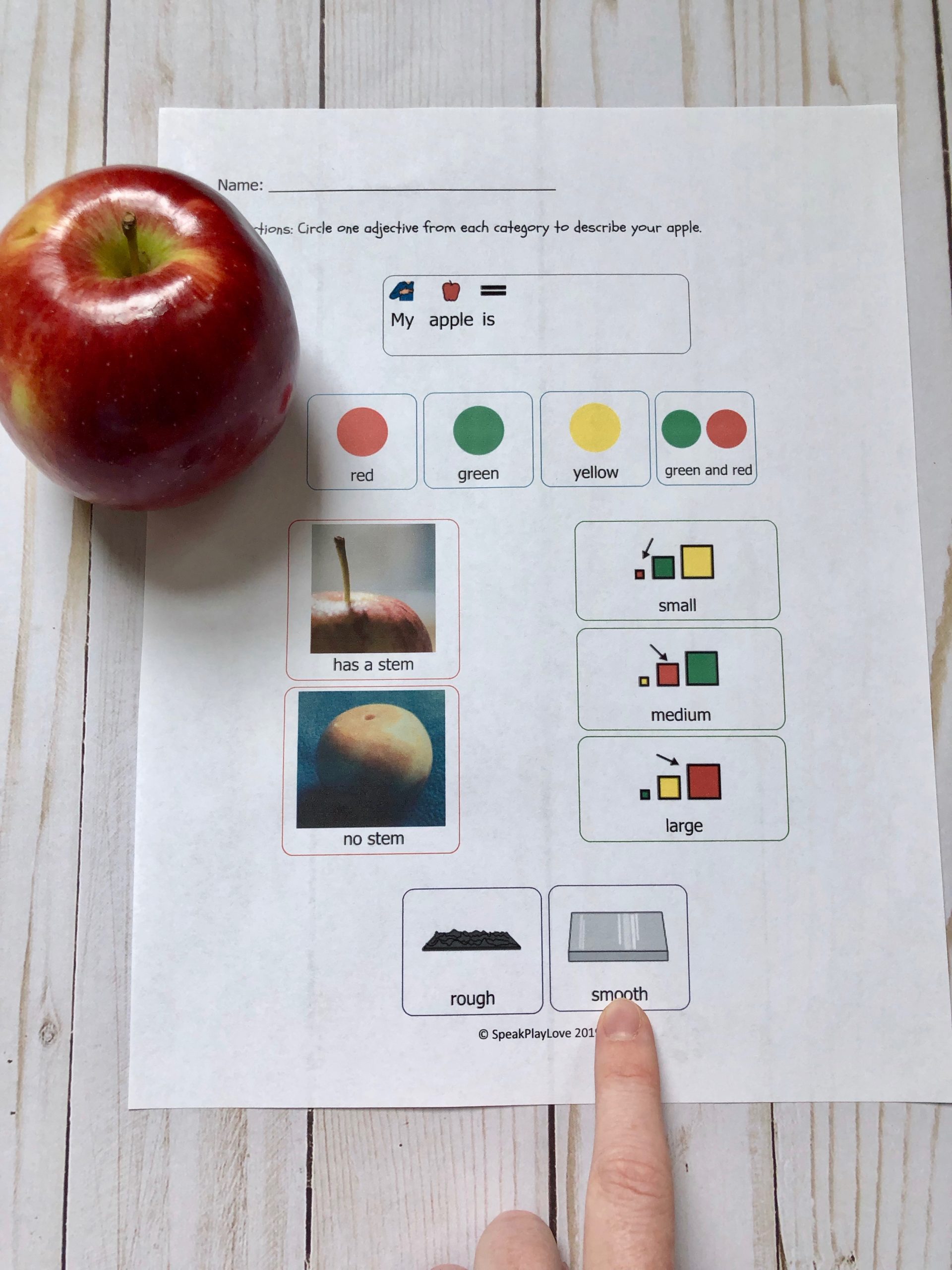 APPLE Themed Lesson Plans for Speech Therapy: Elementary (K-5th