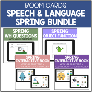 pic of boom spring speech therapy activity bundle