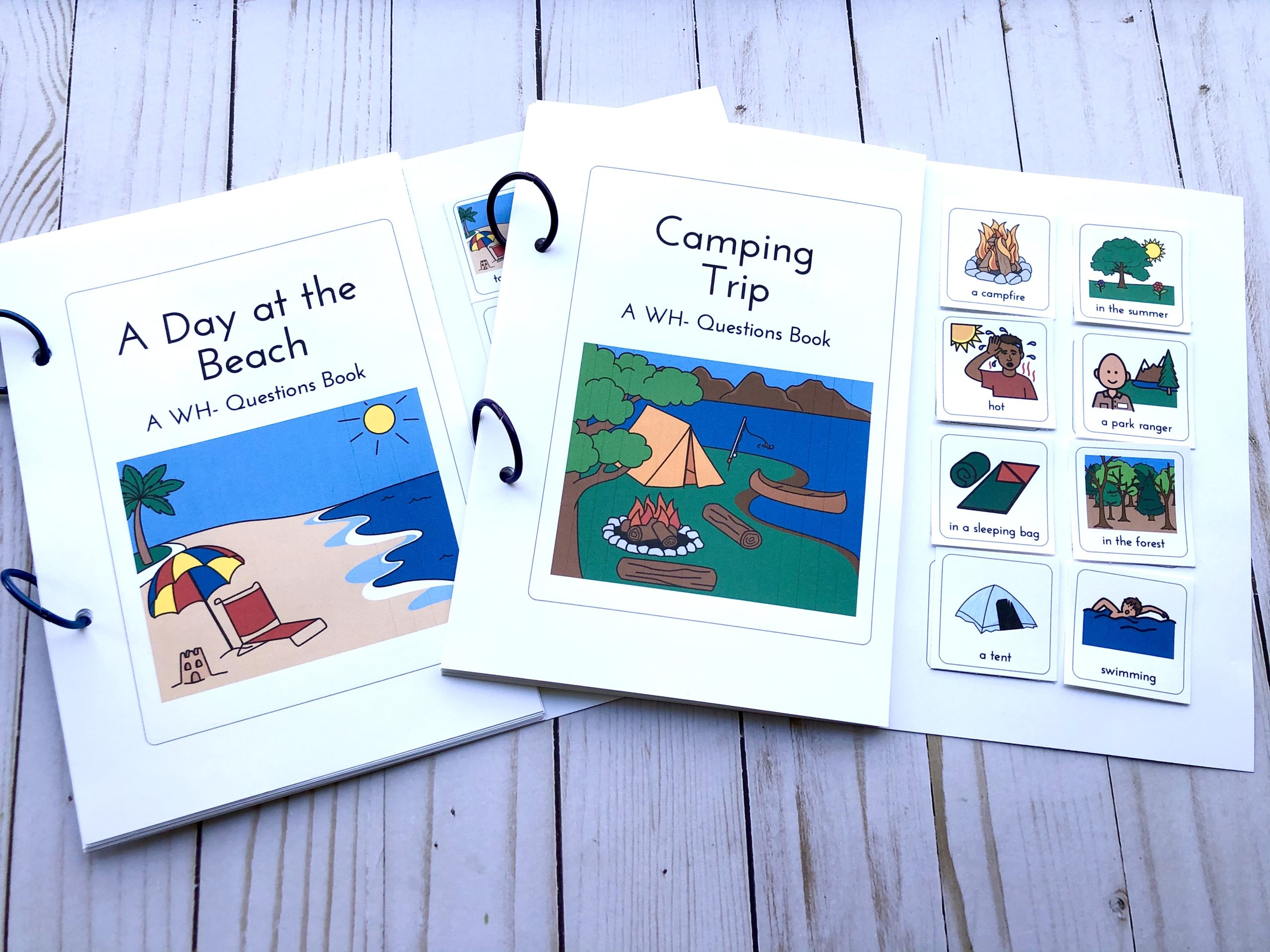 summer interactive books for speech therapy