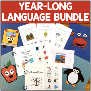 year long speech therapy activities bundle
