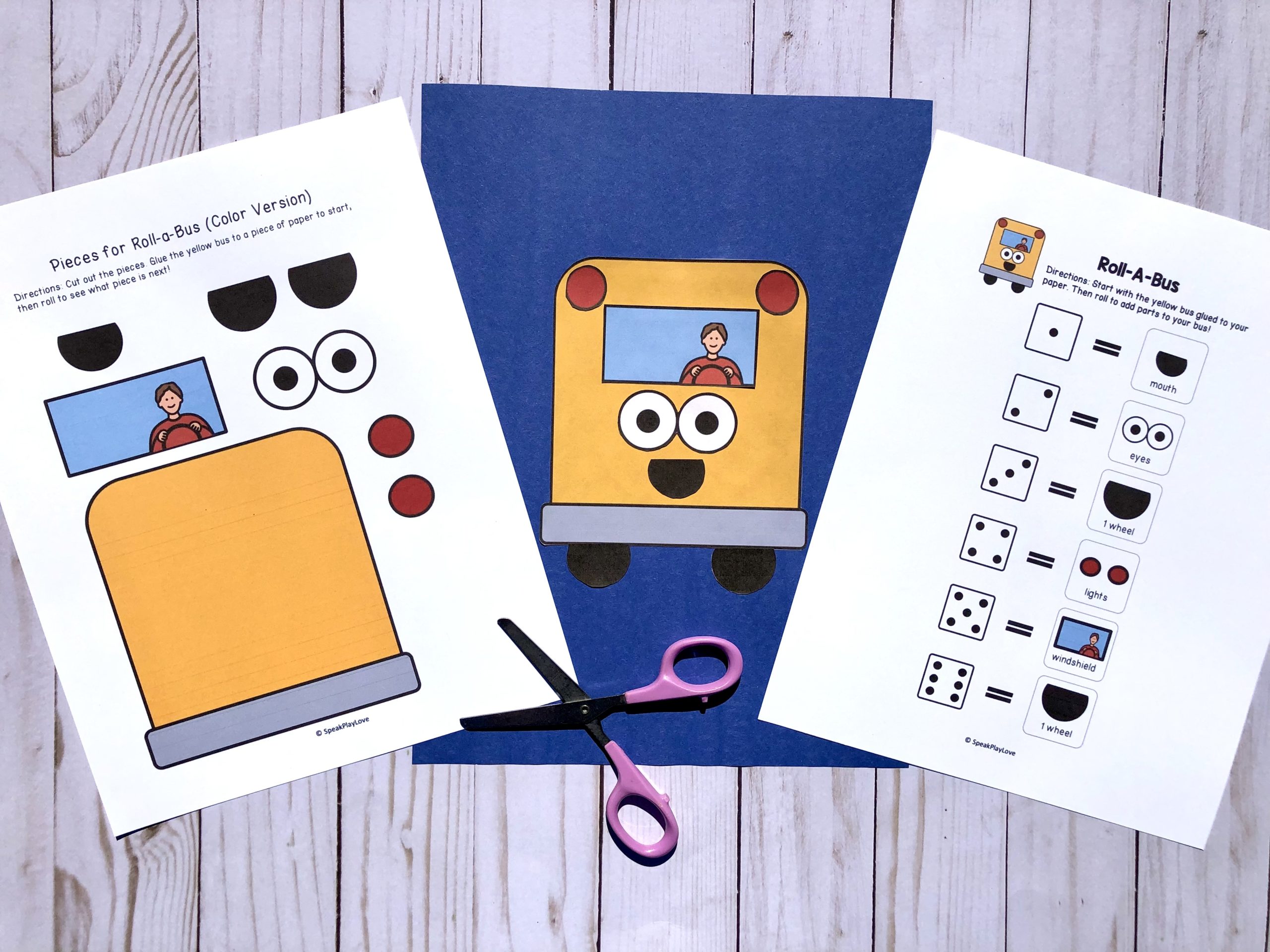 back to school speech therapy craft