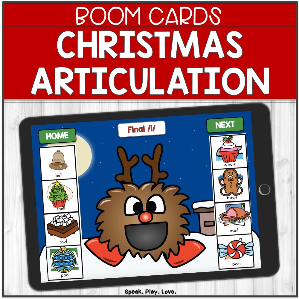 picutre of christmas articulation boom cards