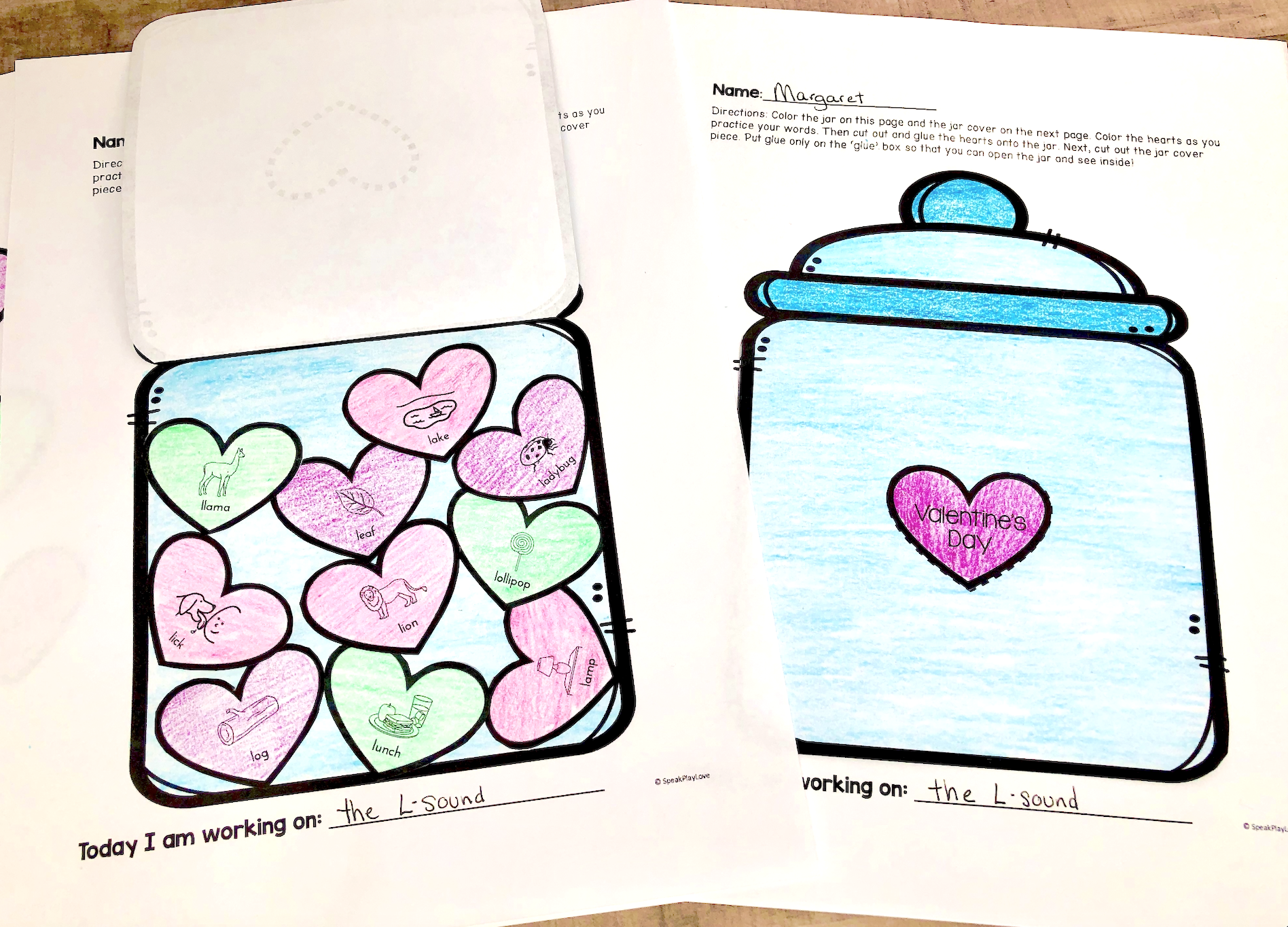 picture of Valentine's Day Craft for Speech Therapy