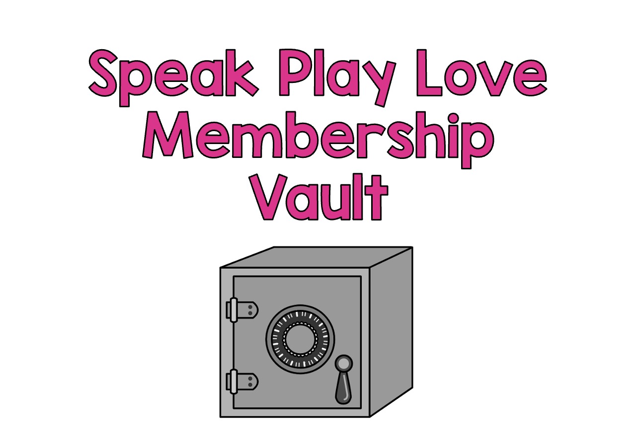 picture of speak play love membership vault