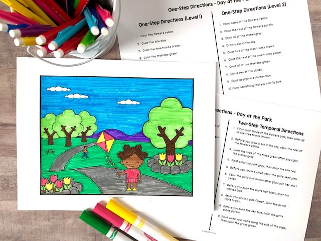 speech therapy language worksheets