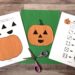 Picture of pumpkin craft for speech therapy