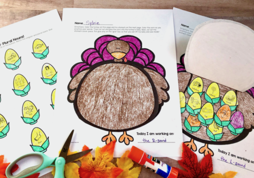 thanksgiving speech therapy craft