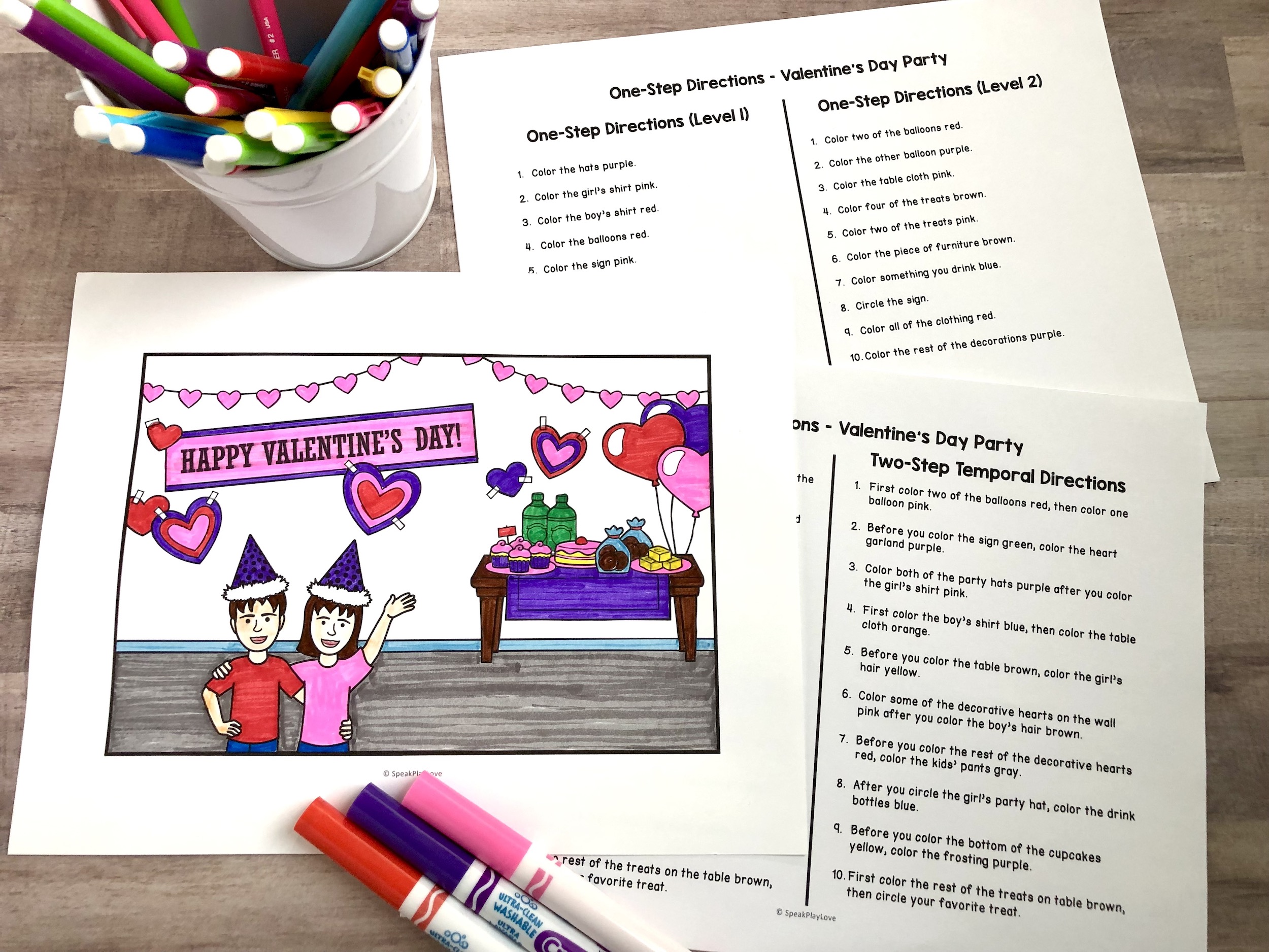 Valentine s Day Speech Therapy Activities Speak Play Love 